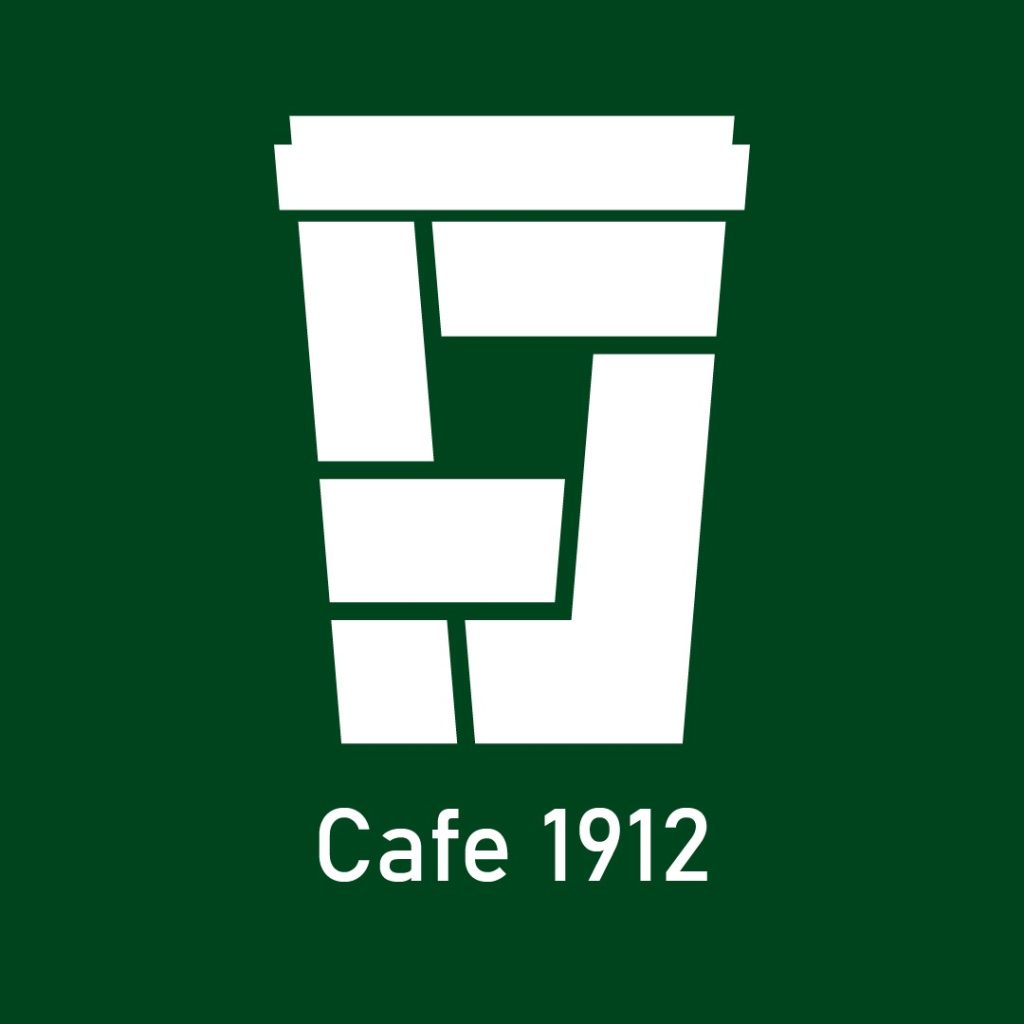 loogo cafe 1912 hijau putih